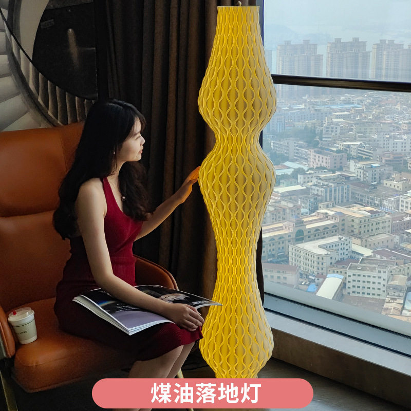 煤油落地灯高级感轻奢设计客厅沙发意式奢华欧式氛围艺术装饰摆件