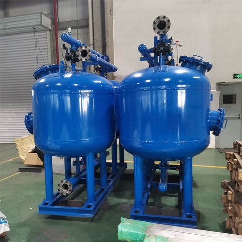 浅层砂过滤器工业污水处理过滤泥沙悬浮物藻类除铁锰高速砂滤器