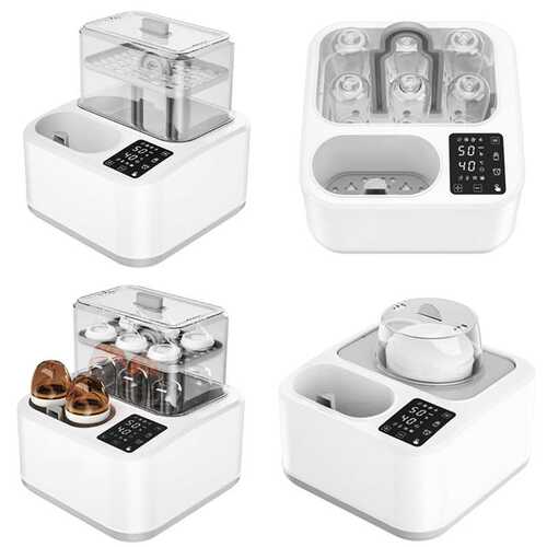 Baby Bottle Sterilizer 8 in1 Smart Fast Milk Warmer with LCD