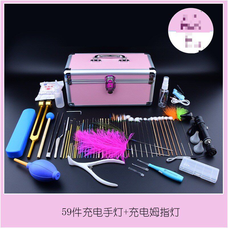 采耳工具套装专业掏耳朵工具组合I洁耳器带灯鹅毛棒挖新品
