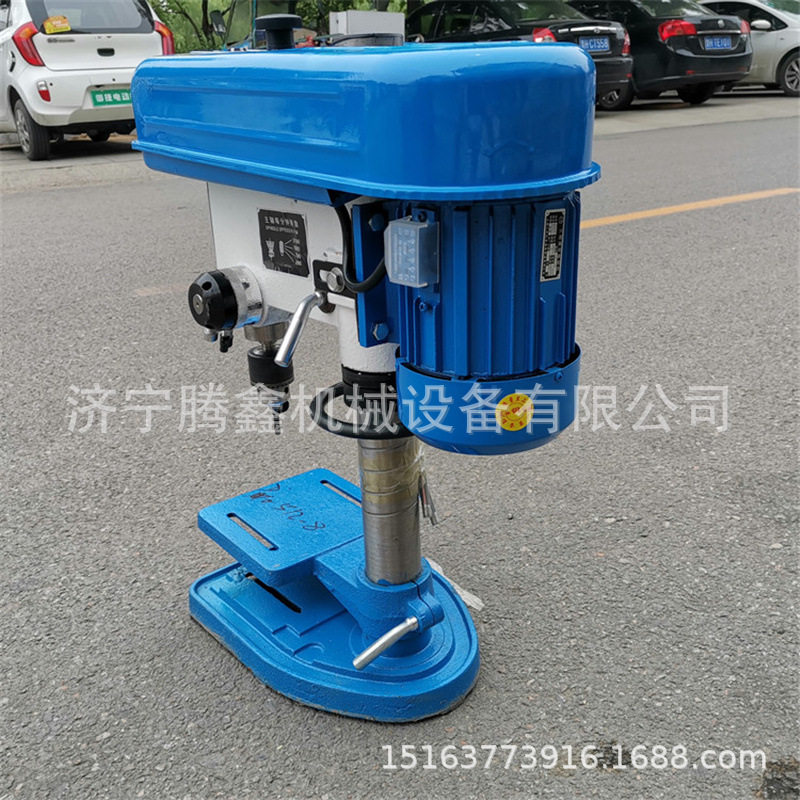 SWJ-16钻床打孔机木头铁不锈钢塑料钻孔16MM轻型电动台式打孔机