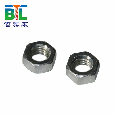 直销生产螺h母GB808细牙扁螺母六角薄螺帽