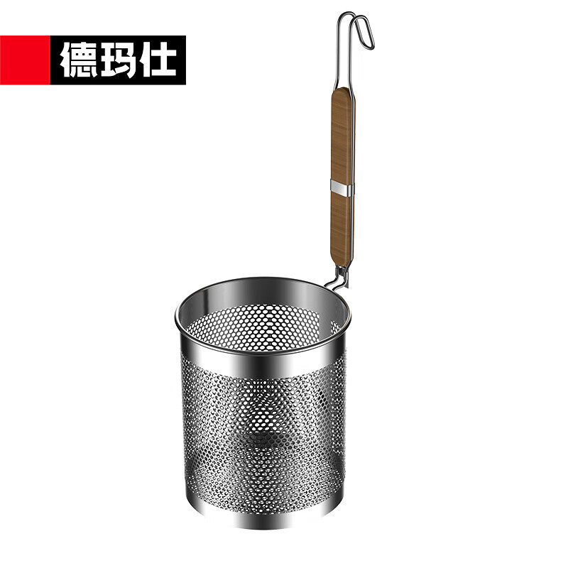 德玛仕(DEMASHI)粉篱不锈钢冲孔钢板篱【直身】12cm规格【5个
