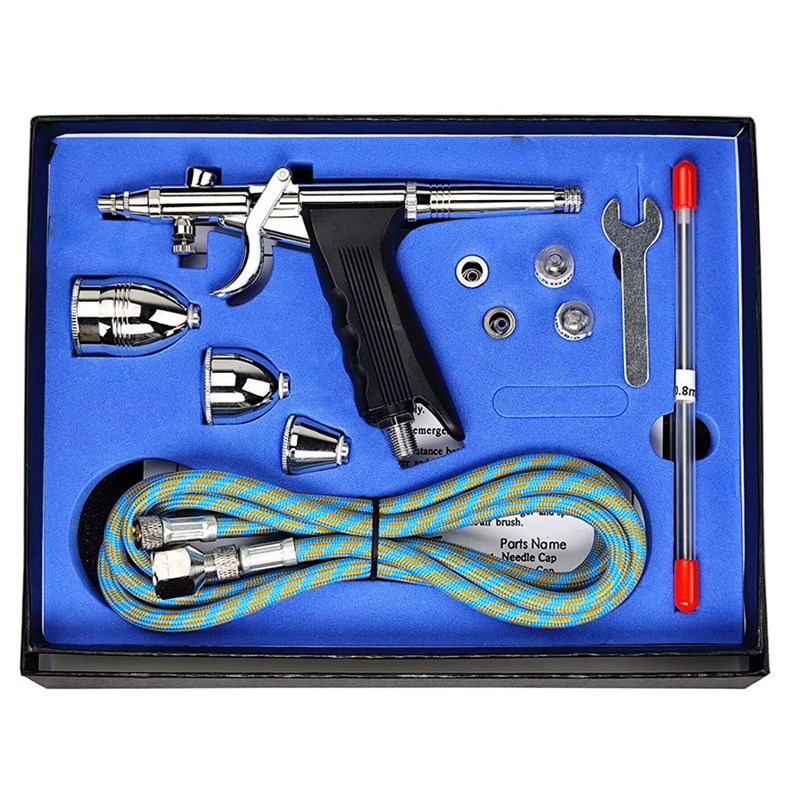 三口径枪式116B喷笔套装家具修w补模型喷漆皮具上色0.3 0.5 0.8mm