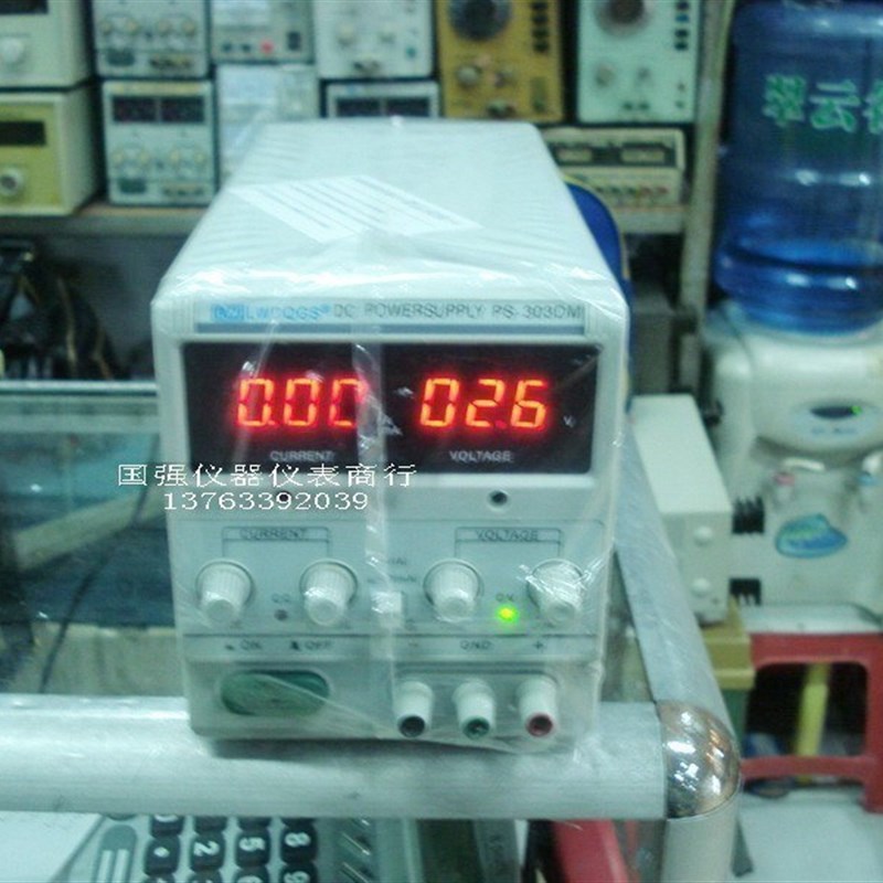 正品龙威PS-303DM数显直流稳压电源30V3A带毫安级 直流电源 /送线