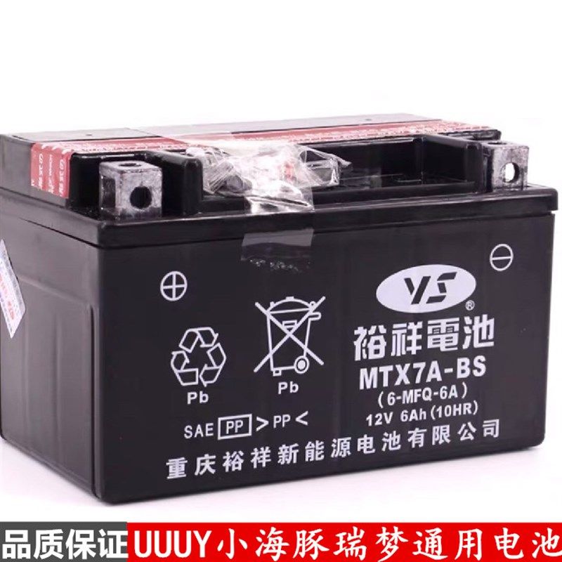 轻骑铃木摩托车UU125T UY125T极客飒GR150韵彩丽彩踏板车电池电瓶