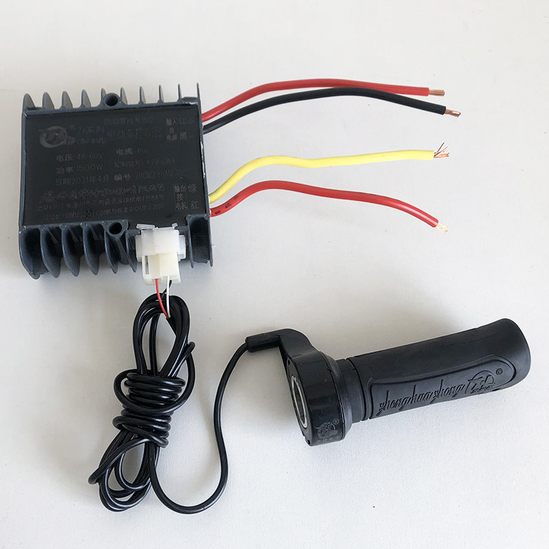 48V60v1000W1500w水电瓶有刷电机华仲极星控制器工程电三轮车配件
