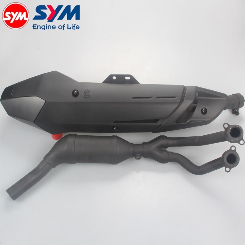 三阳 原装 进口 maxsym TL500 排气管 消音器 烟囱