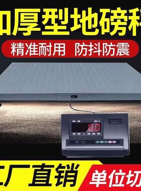 德国进口上海耀华地磅秤1-3吨工厂物流电子秤加厚5吨小型地磅带围