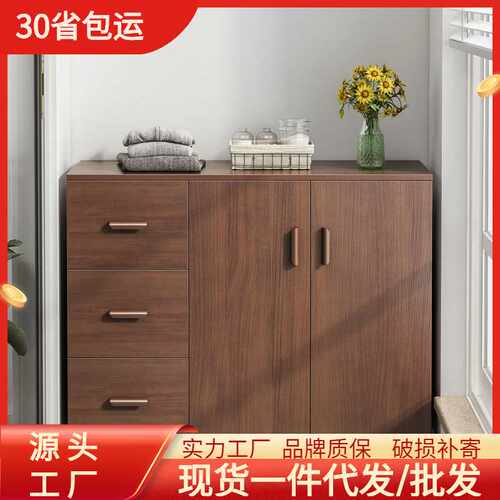 餐边柜现代简约碗柜家用厨房灶台柜子简易橱柜客厅靠墙收纳置物柜