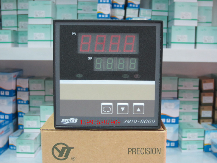 AISET 上海亚泰温控仪表XMTD-6411V 温控器K 0-400亚泰智能温控仪