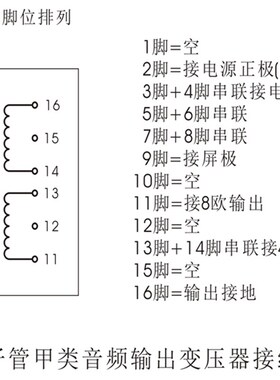 单端甲胆2A3 300B 音T66等电子管类机功放输出牛(K频输出变压器)