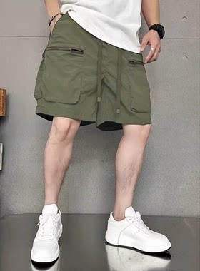 男装|2026年夏季新凉感休闲短裤高级感锦纶速干运动裤男士五分裤