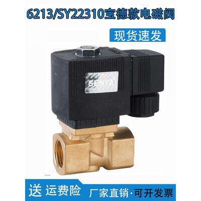 6213-04 4分宝德型电磁阀水阀气阀油阀SY22310-15AC220V2分4分1寸