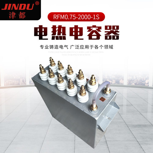 JIND电津都RFM0.75-2-0001S水冷式中频炉电热电容器固定薄膜U容器