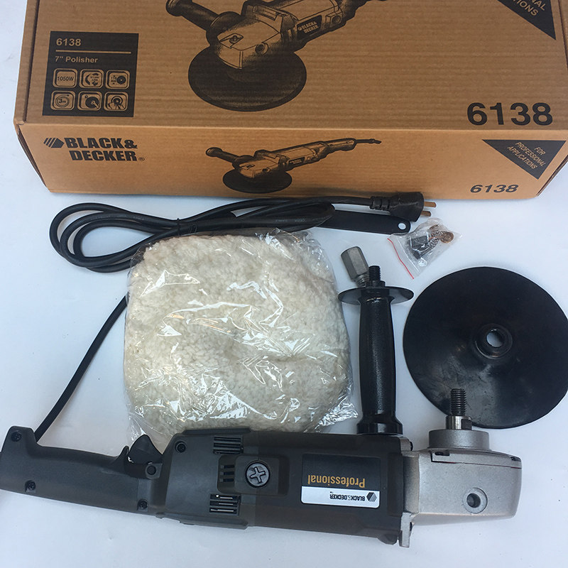 百德6138-40抛光机 百得美光机 汽车抛容修理蜡具打工\抛光机