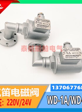 船用电磁阀WD-1A WD-2A汽笛电磁阀DC220V/24V膜片 加热管华杰西江