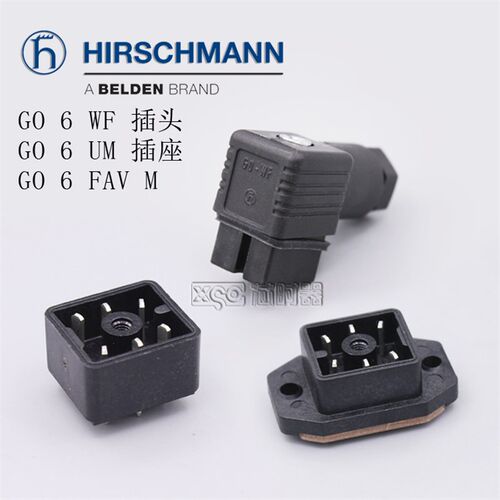 GO-WF赫斯曼Hirschmann真空计插头插座6芯GO6WF GO6UM GO6FAVM