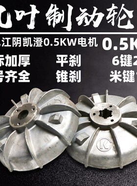 ZDM12-4F10.5KW江阴凯澄大桥凯申锥形电机刹车风叶制动轮刹车盘片