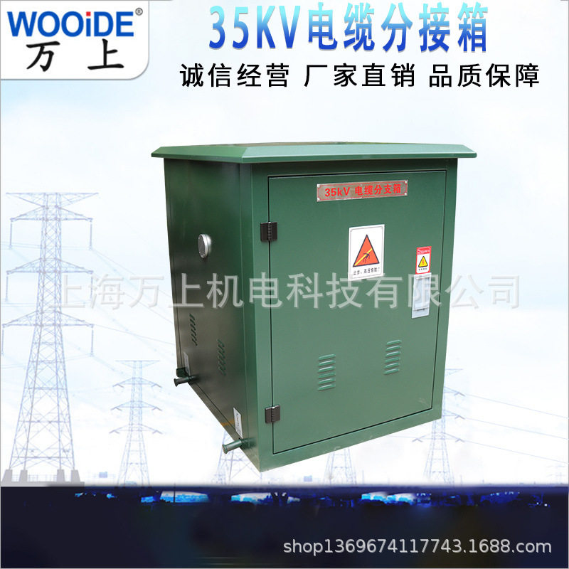 户外欧式高压电缆分接箱DFW-35KV/630A一进一/二出铁壳 不锈钢壳