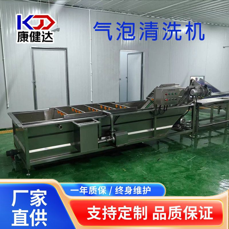 海鲜蔬菜水果高压气泡清洗机