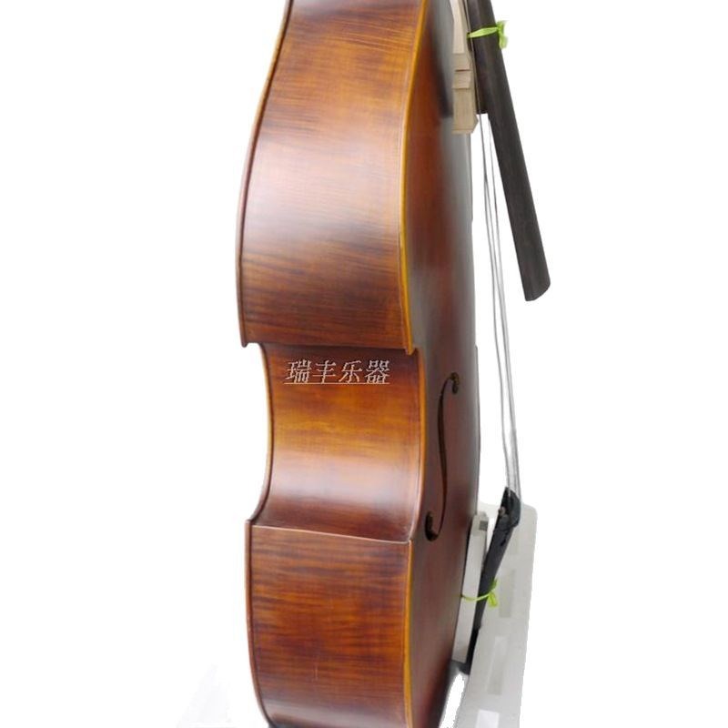 花纹大贝司低音提琴倍大提琴手工虎纹大P贝斯直销手工制作