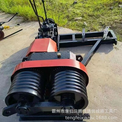 矿山架空索道重型双滚筒绞磨机