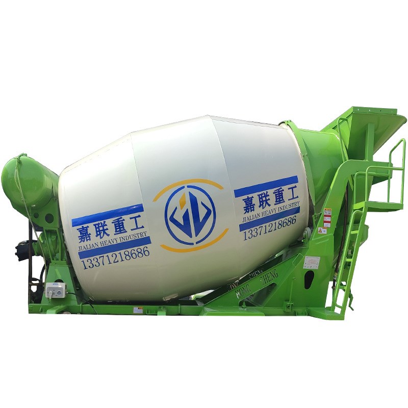 全自动混泥土搅拌罐车o小型混凝土储料罐车载滚筒式水泥搅拌机上