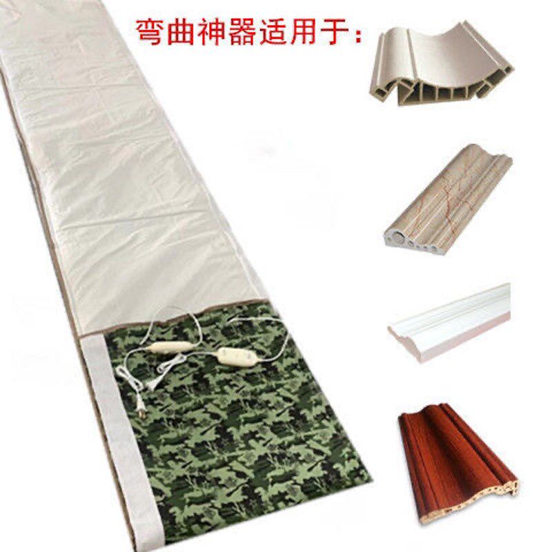 高分子木VC竹木折维线条加热毯防玉石扶手石塑碳晶P饰面板 纤弯器