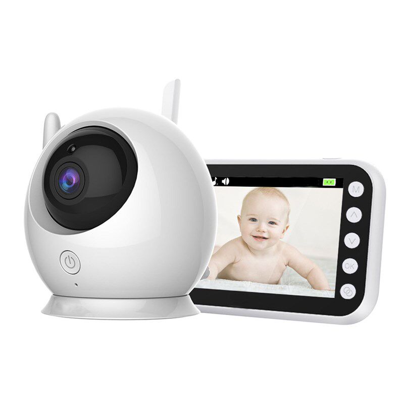 720P高清4.3寸2.4G无线宝宝看护器baby moKnitor婴儿监视器ABM100