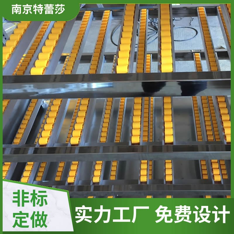 滚轮式货架 线棒式先进先出滑道分拣钣金K铝合金流利条 流利条货