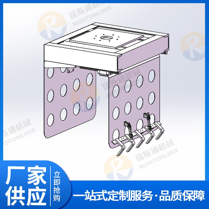 不锈钢机械e臂抓手 编织袋粉包夹具 纸箱搬运吸盘 液体桶装水抓手