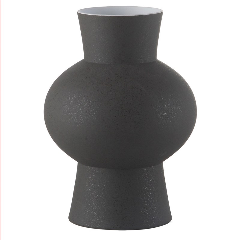 简约现代手拉黄色陶瓷手拉花瓶样板间售楼处家具展厅软装饰品摆件