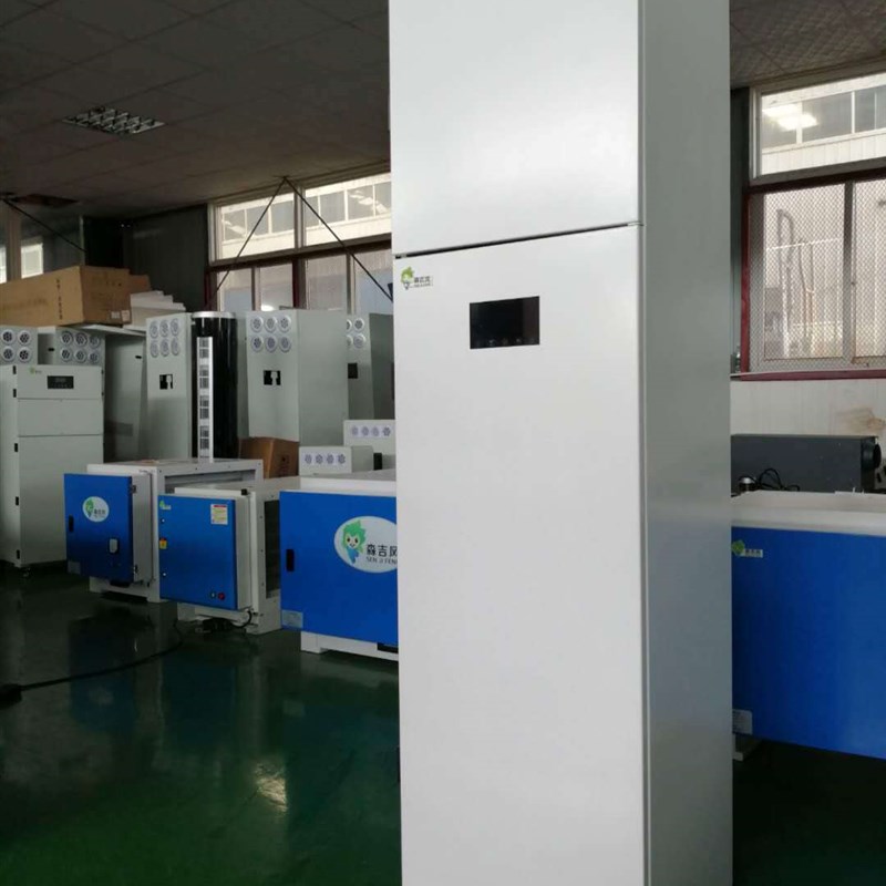 柜式新风系统换j气机商家用学校教室别墅除甲醛PM2.5全热交换