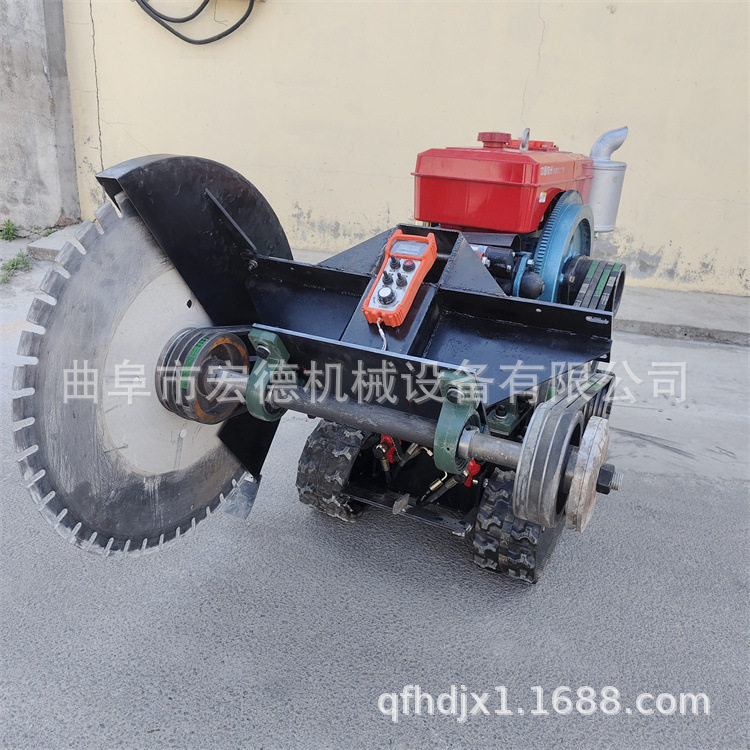1000型马路切割机 水泥地面伸缩缝切缝机 电动柴油可切40公分