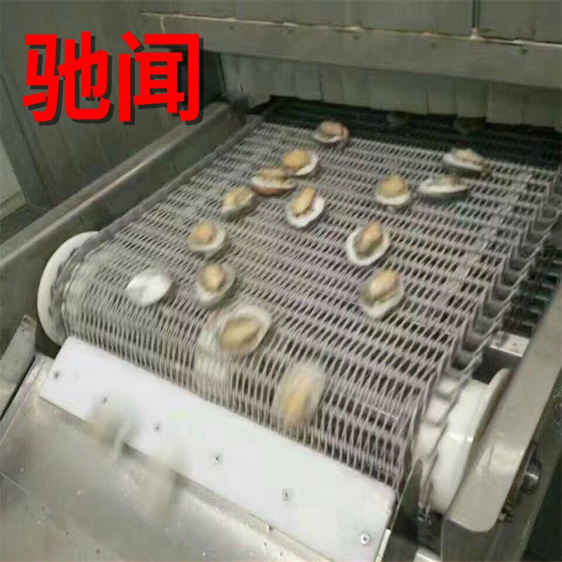 大型鸡丝腐皮卷速冻机 半成品小吃冷冻设备 墨鱼饼双X螺旋式单冻