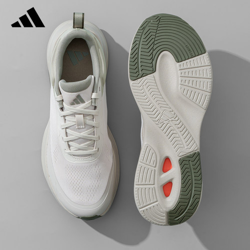 adidas男女网面透气通勤运动鞋