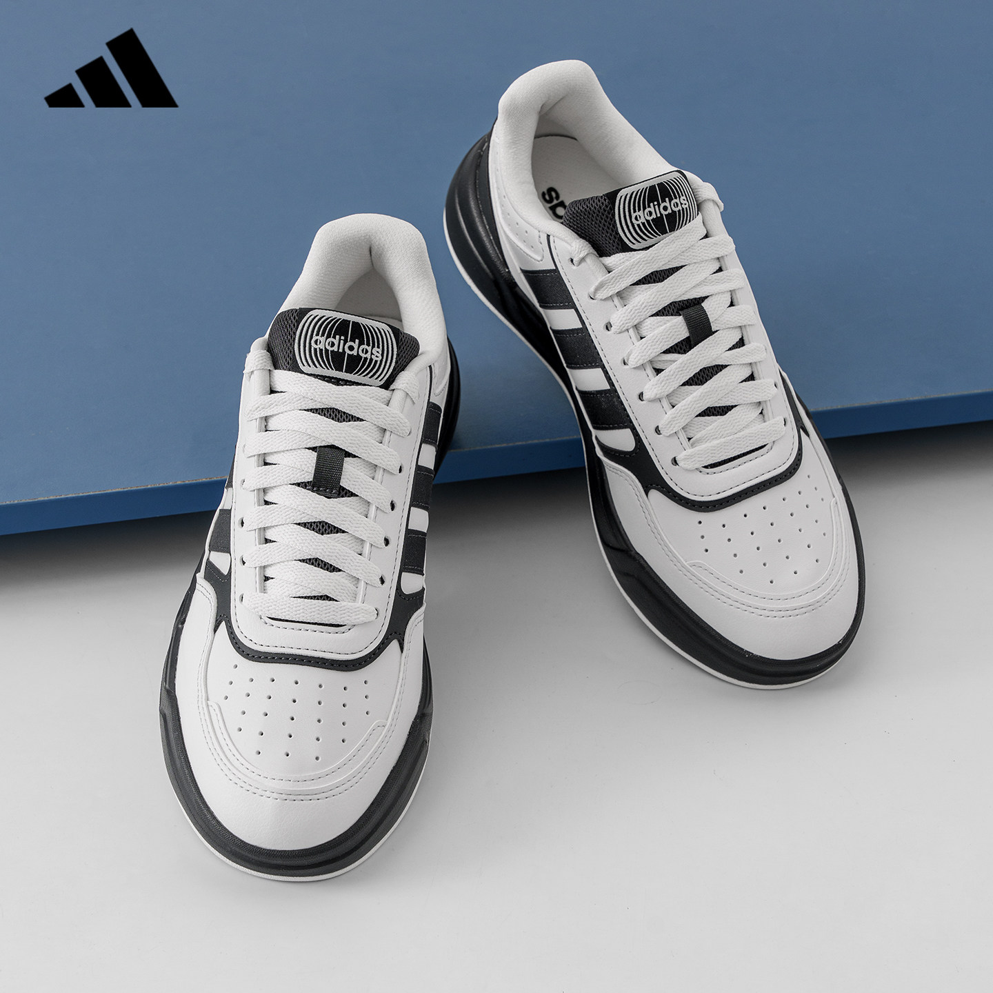 adidas阿迪达斯男鞋女鞋板鞋2026新款百搭透气休闲鞋情侣鞋KI1496