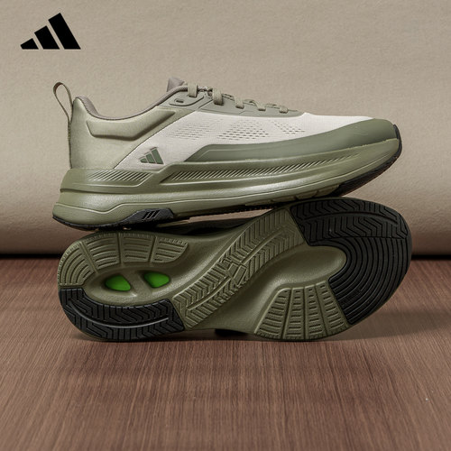 adidas男女网面透气通勤运动鞋