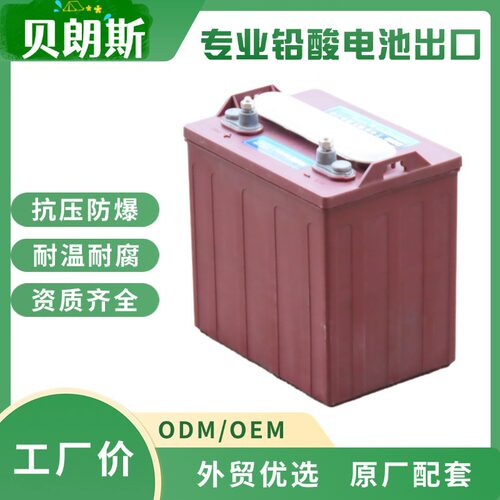 游览车蓄电池出口 3-DG-230（3-EV-190）6V230Ah 铅酸电瓶厂家