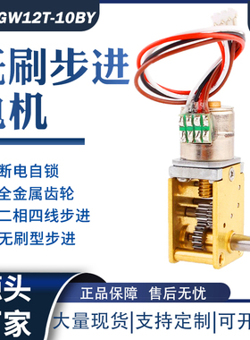 立盛流2mm10B2直1微型齿轮步进马达马达配181Y蜗杆减速齿轮箱
