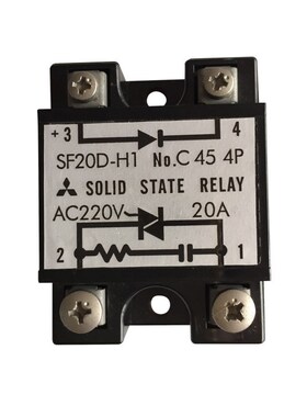 原装施菱SF20D-H1固态继电器 SF200-HM1 20A单相固态继电器