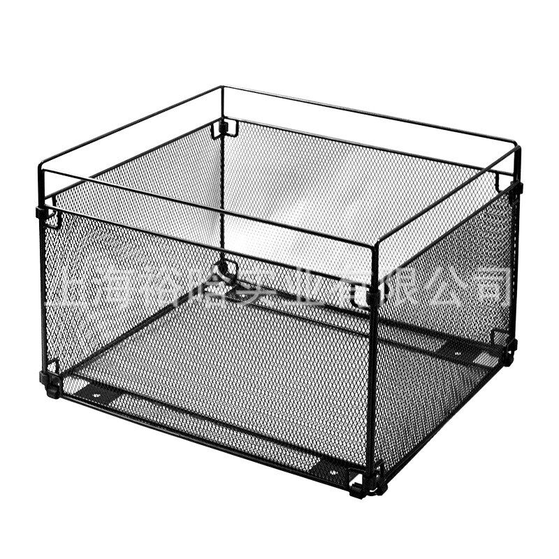 A4挂夹框FC文件筐挂s劳夹收纳篮金属铁艺文件架铁网收纳筐文件框