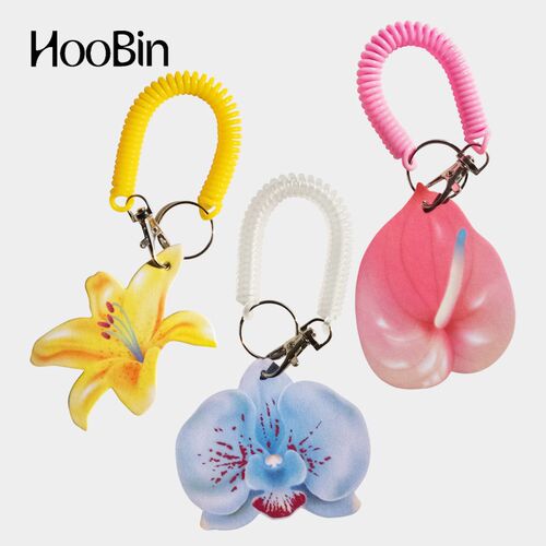 HooBin 花朵车氛卡套装 花礼插画卉物红茶柠檬桂花 纸挂件香载