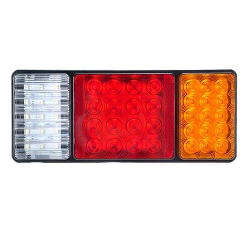 防水型货车尾灯12v24vLED车拖车防水铁板挂车140-2后尾灯改装通用