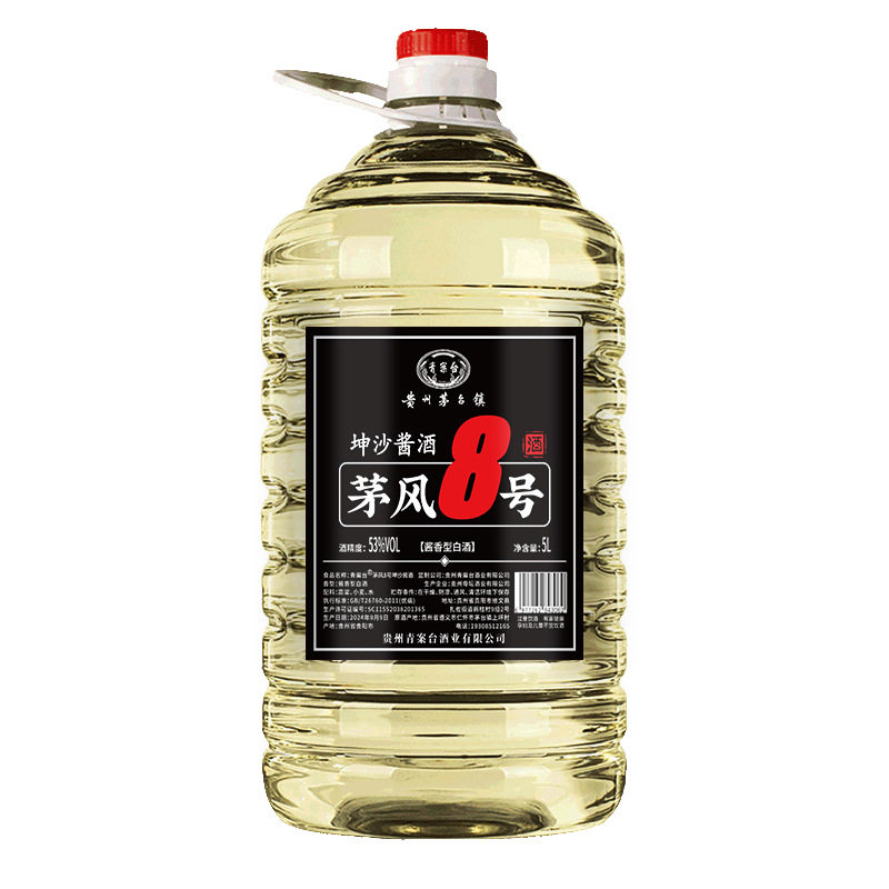 青案台茅风酱酒系列白酒5L大桶装酱香型白酒53度贵州白酒