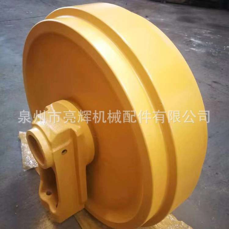 引导轮现代挖掘机R450LC-3引导轮IDLER支重轮齿圈链条底盘配件