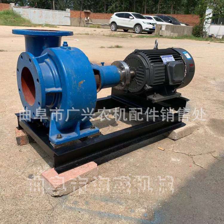 6寸进水出水口径混流泵直联式电机水泵机组7.5千瓦工程泥浆污水