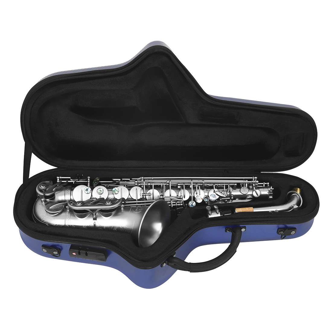 美贝特萨克斯白铜管体磨砂中音降e调萨克斯乐器乐团专业演奏SAX