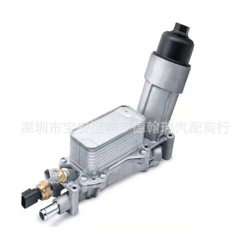 68105583AF 5184304AE适用吉普道奇全铝发动机油冷却器滤清器外壳